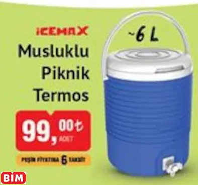 MUSLUKLU PİKNİK TERMOS MUSLUKLU PİKNİK TERMOS